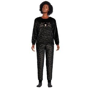 NWT George Women's Plush Pajamas 2-Piece Set
